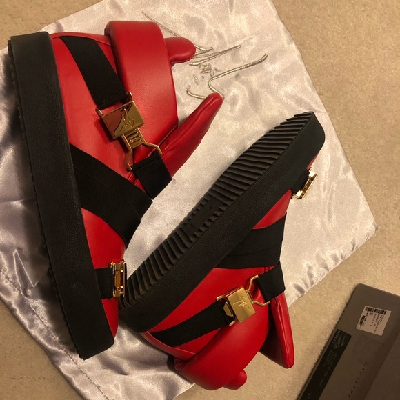 Giuseppe zanotti Red Sneaker - Picture 6 of 11